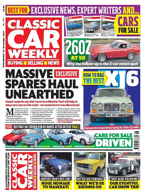 Title details for Classic Car Weekly by H BAUER PUBLISHING LIMITED - Available